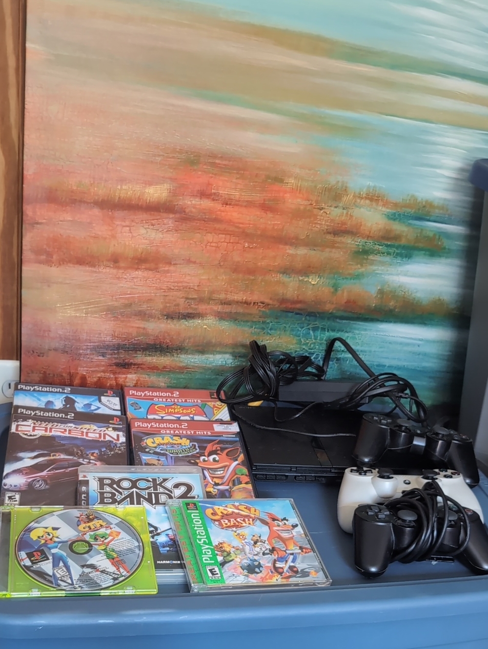 Sony PlayStation 2 Game Console AnGame Bundle -